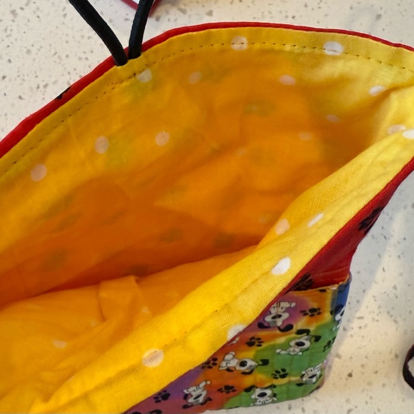 Book Kindle Sleeve Bag Cover 10.5 X 8in Puppies Dogs Paw Print  Fabric Padded - Picture 4 of 7